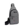 Men's Fashion Canvas Waterproof Chest Bag, Multifunctional Sling Crossbody Bag For Outdoor Sports Travel Hiking Camping
