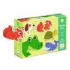 Puzzle Duo Puzzle 2 Years Old Animal Jigsaw Puzzle Baby 2 Piece Educational Toy Picture Matching [DJECO Animo] (DJ08147)