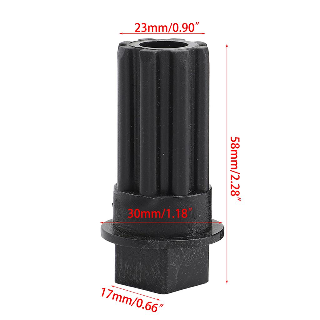 2 Pack Meat Grinder Screw Sleeve Meat Grinder Screw Liner Meat Grinder Screw Coupling Parts Plastic Material for Grinder