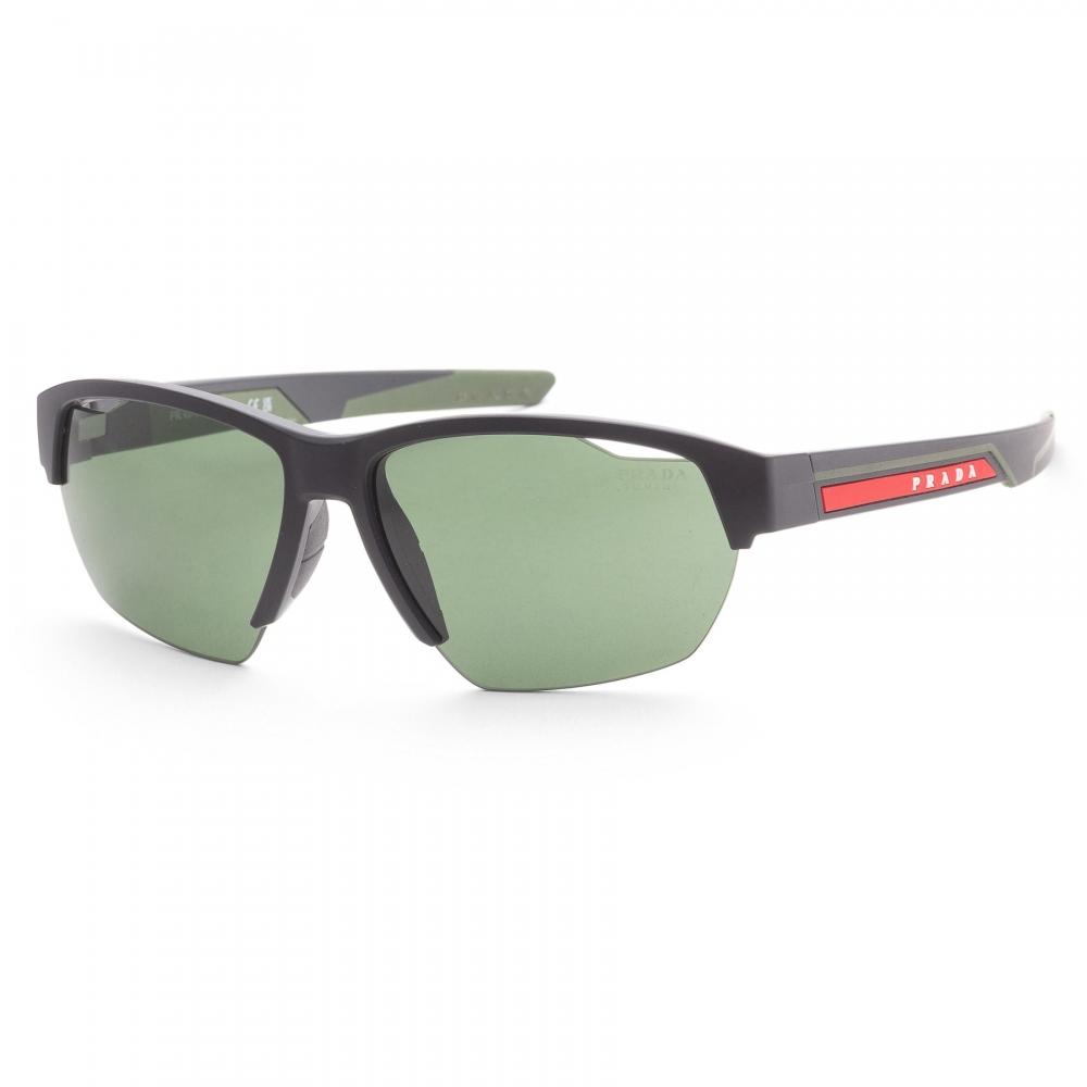 

Prada Men s PS-03YS-18G06U Linea Rossa 64mm Matte Black Sunglasses
