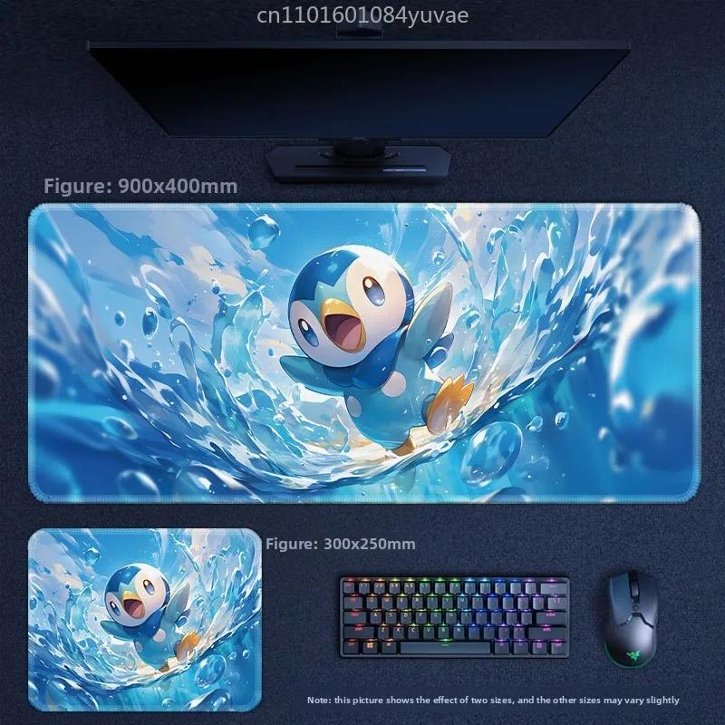 Classic Cartoon Anime Pokémon Pikachu Mewtwo Eevee Leather Mouse Pad Lucario Squirtle Gardev Keyboard Pad Large Game Table Mat