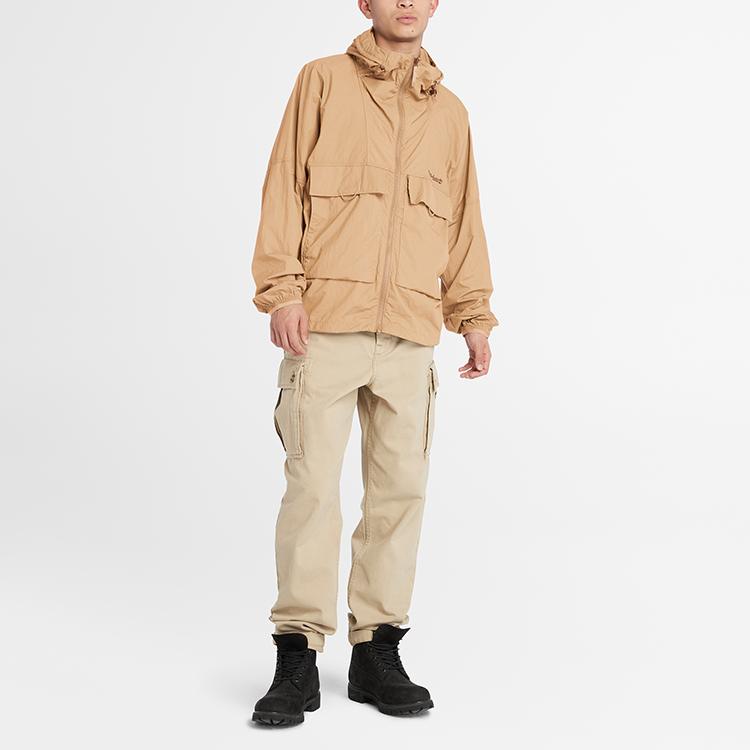 Timberland UV Protection Water-Resistant Jacket Men Jacket Light-Wheat A41VF-EH3