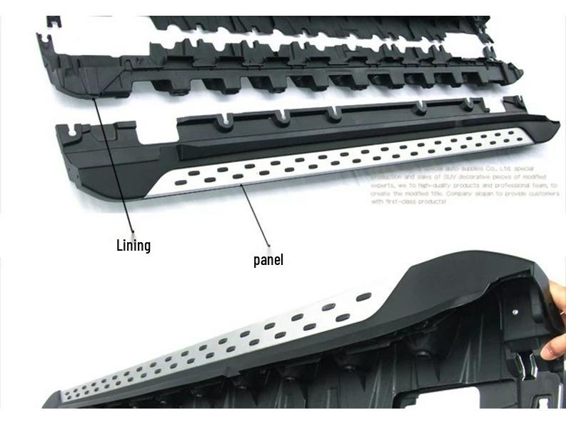 Aluminum Alloy Side Step Boards for 2008-2015 Mercedes GLK 200/260/300