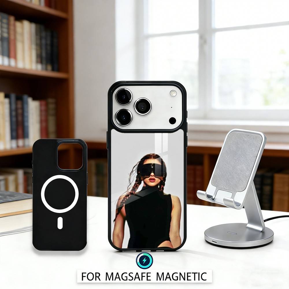R-Rosalia Spanish singer Phone Case For iPhone17,16,15,14,13,12,Pro,Max,Magnetic For Magsafe Wireless Charging