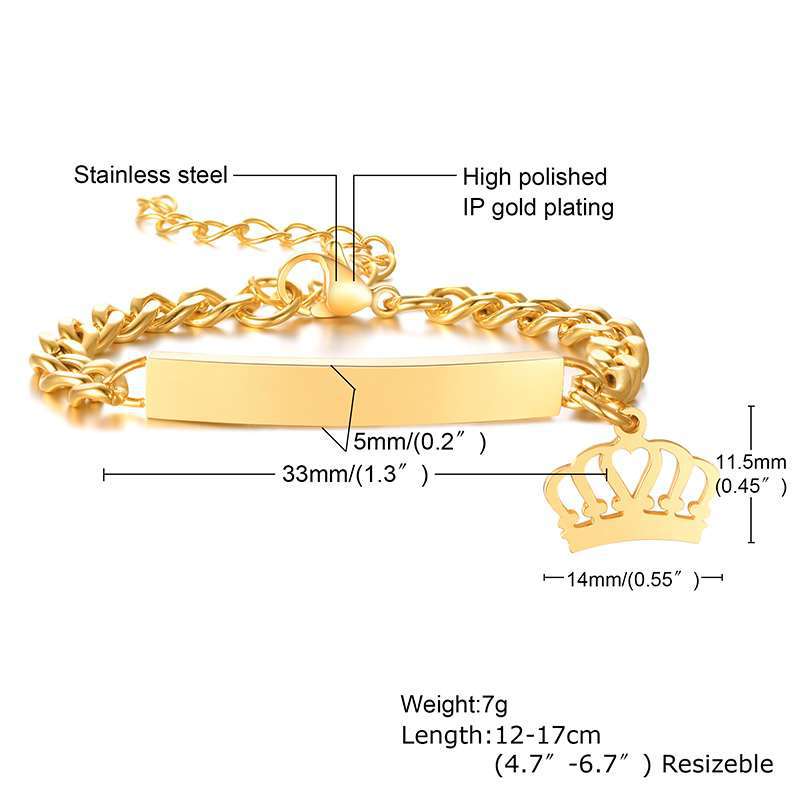 Stainless Steel Curved Bracelet, Bracelet Twist Chain, Gold Women'S Fashion Children'S Gift 1152