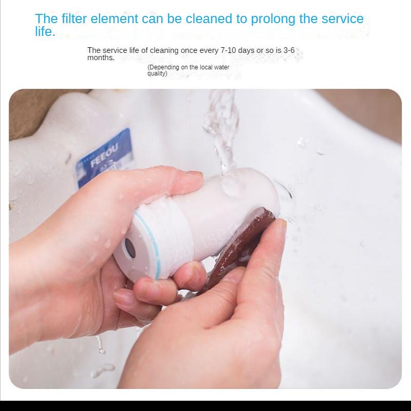 Faucet Tap Water Purifier Removable Washable Filter Small Physical Filtering For Home Kictchen One Filter Element