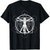 Da Vinci Merkaba Sacred Geometry T-Shirt