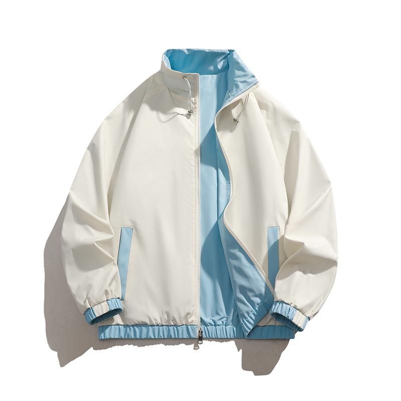 Men's Jacket Lovers Sports Outdoor Jacket Men and Women Wear the Same Double-sided Loose Casual Coat