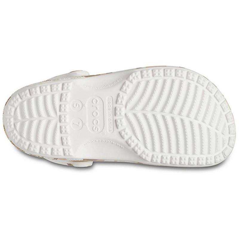 Crocs Classic Clog Camouflage Printing Beach Sandals White Camouflage Unisex