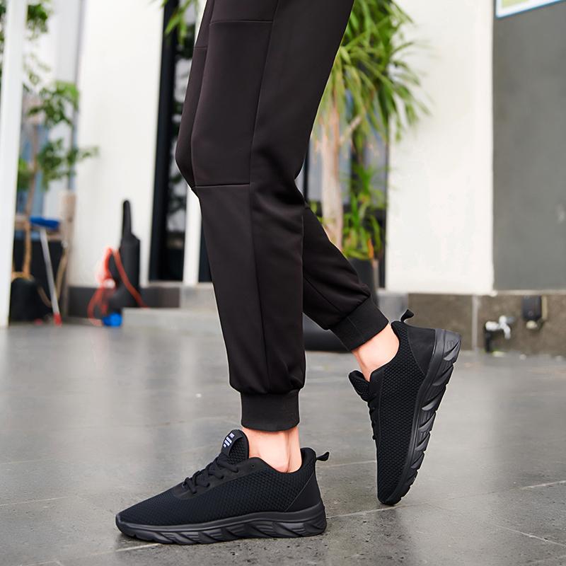 39-48 Мужская повседневная спортивная обувь большого размера с воздушной вентиляцией — фото 9