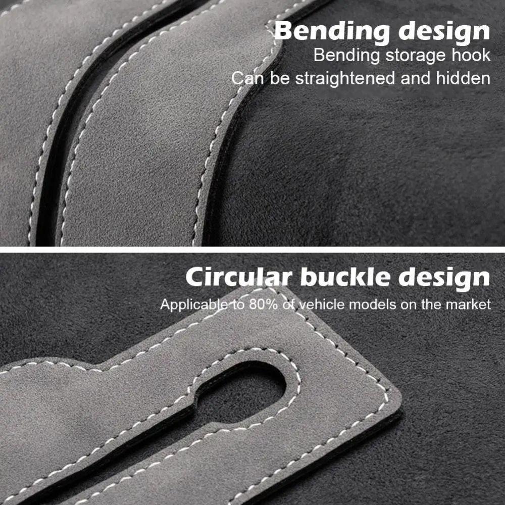 1/2Pcs Double Hook Vehicle Interior Holder High End Car Rear Front Seat Hanger  Mercedes