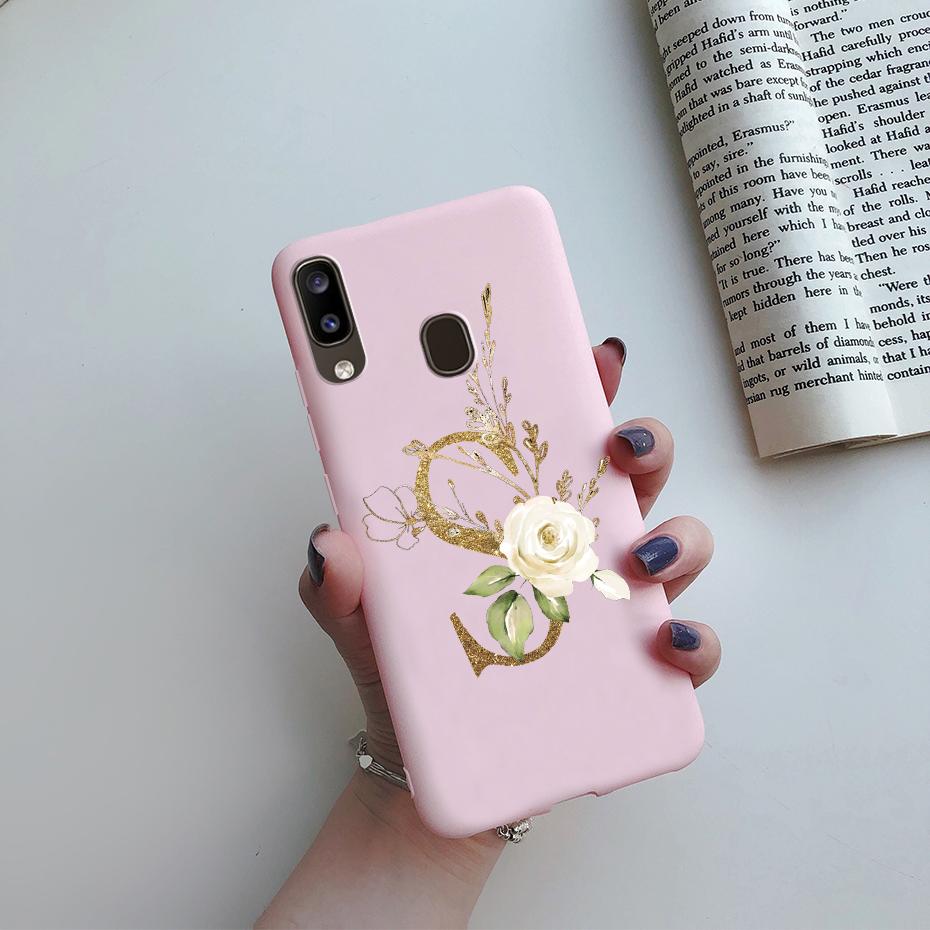 

For Samsung Galaxy A20 A20e A20s Case Cute Letters Silicon Back Cover Phone Case For Samsung A20s A 20 20s A207 A20e Case Fundas Samsung A20s