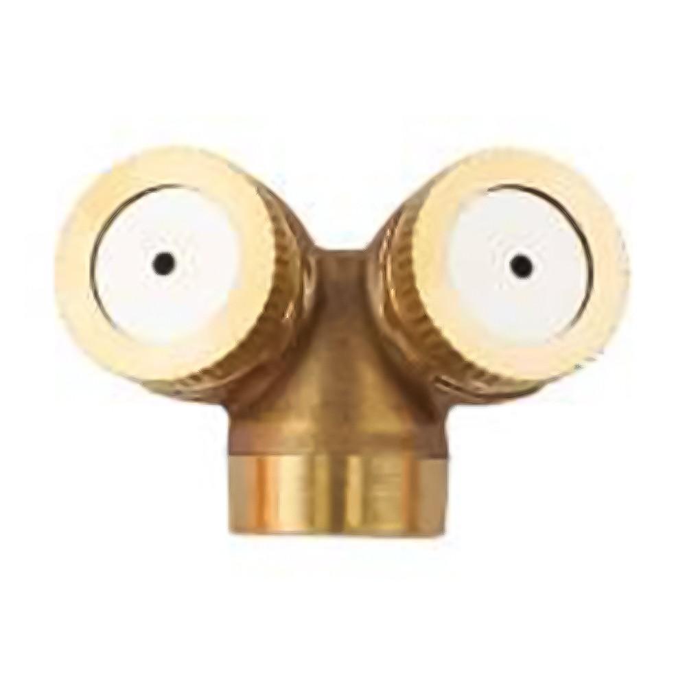 Brass Irrigation Connector Garden Sprinklers Misting Spray Nozzle