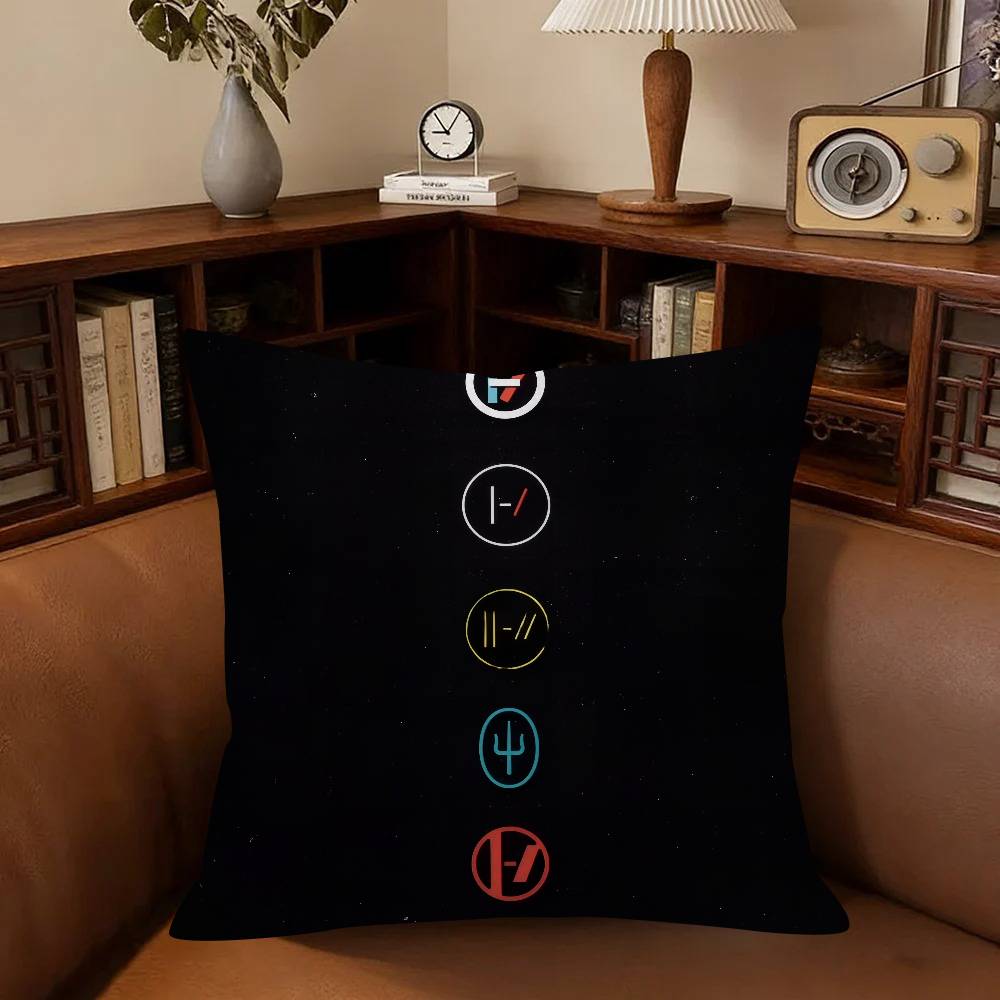 Band TTwenty One Pilots Pillow Anime Pillow Sofa Bed Head Pillow Cover Cushion Cover Fashion