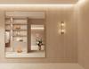 Ionic Brass - Modern Column Wall Lamp, 60cm, 2xE14, Gold Brass