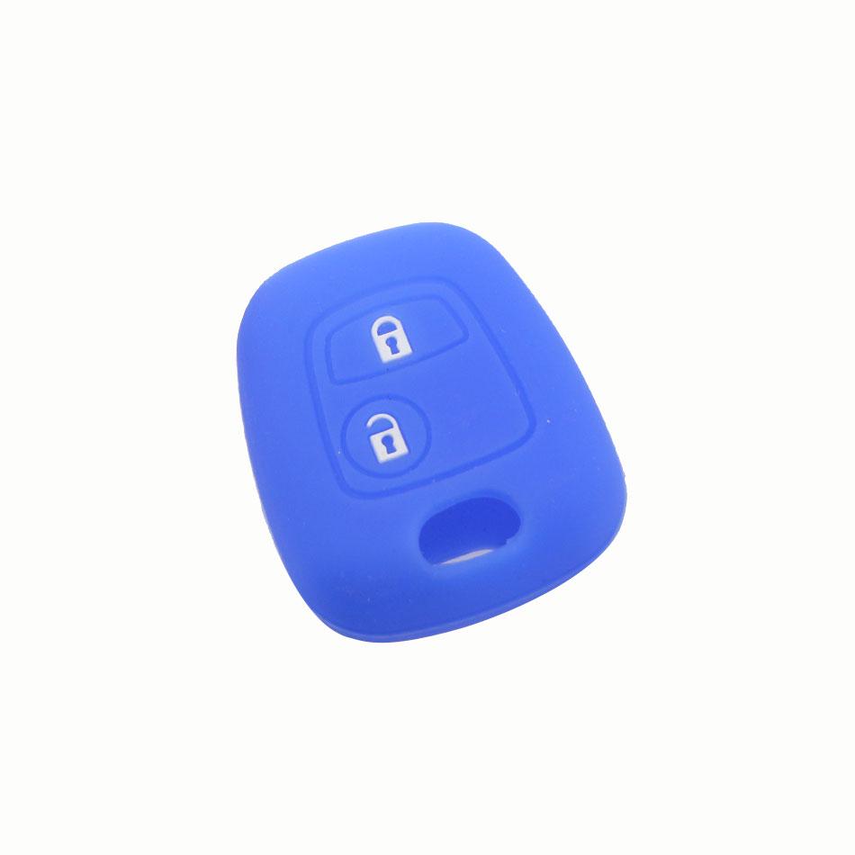New Silicone 2 Button Key Cover Case for Peugeot 206 307 207 408