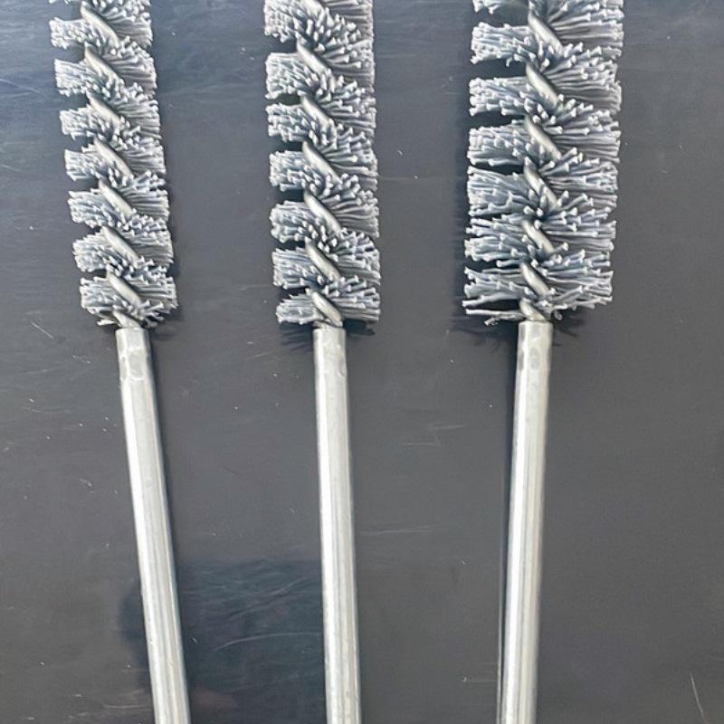 Abrasive Wire Tube & Pipe Brush - Steel Bristle for Deburring & Polishing