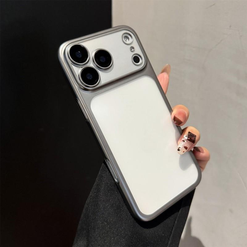 

Instant 17 Electroplating Matte Suitable IPhone 17PM Phone Case Apple 16promax New 15PM Protective iPhone 14 Pro серый