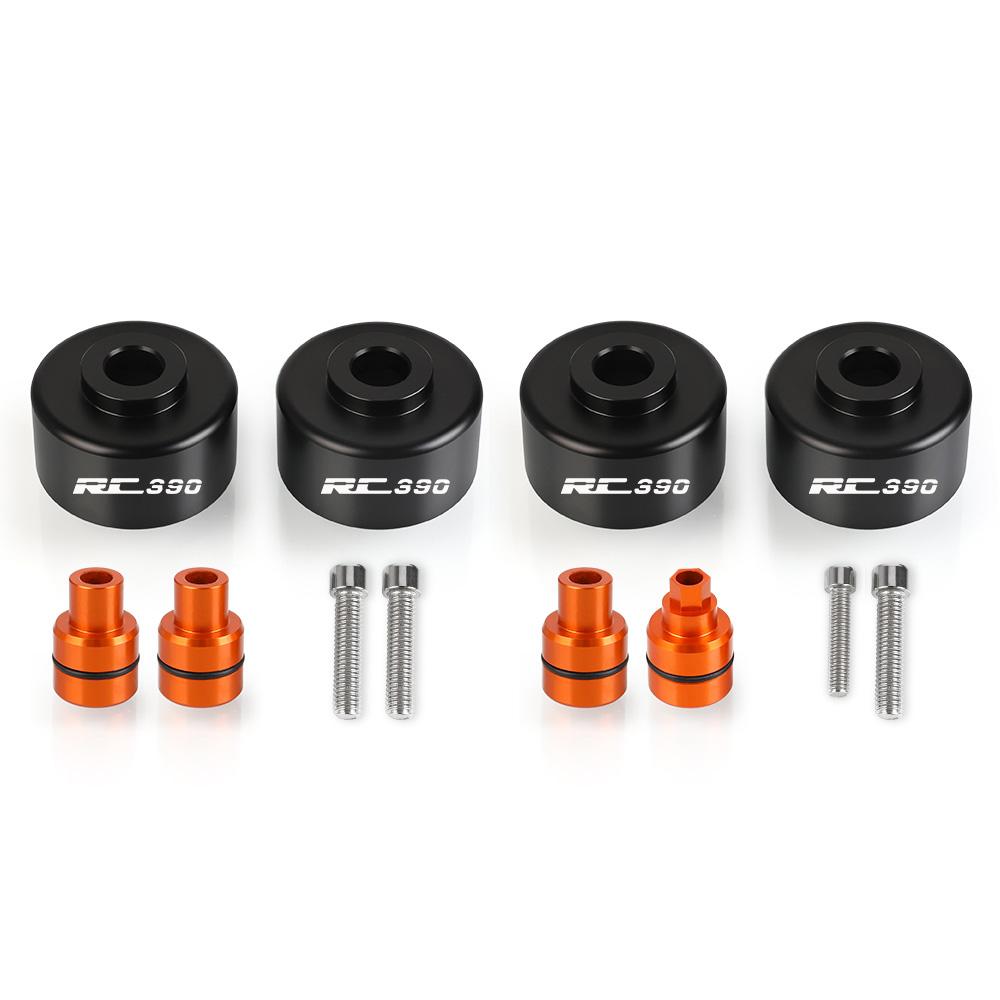 For RC390 RC 390 2014 2015 2016 2017 2018    2022 Motorcycle Wheel Axle Fork Crash Sliders Guard Falling