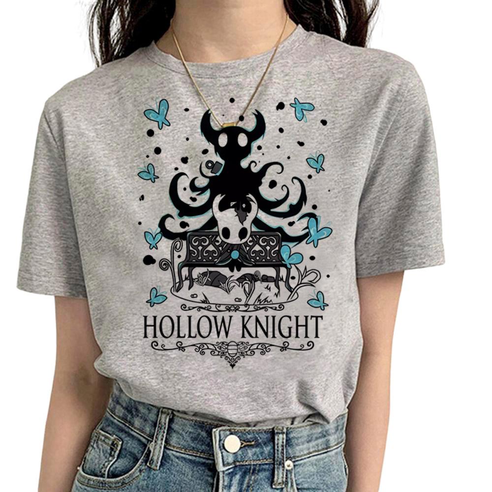Hollow Knight Gaming T-Shirt Women Men Retro Vintage Graphic Tees Harajuku Casual Short Sleeve Tshirt Unisex Streetwear