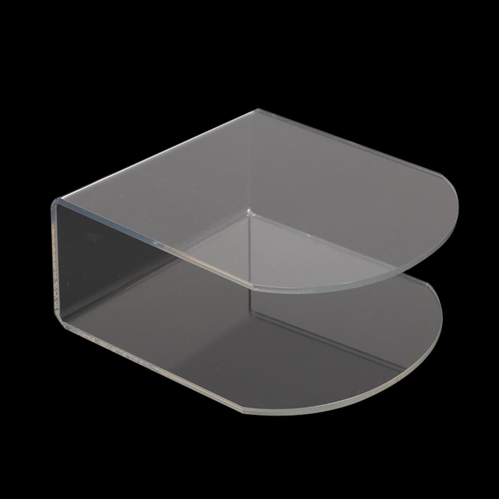 Akryl Serviettdispenser Holder Drikkebrett U-formet Gjennomsiktig Kleenexboks Serviettstativ for Lommetørkle Oppbevaringsstativ