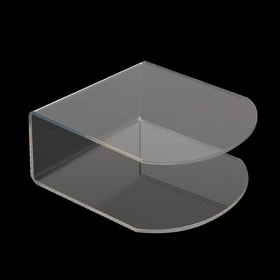 Acrylic Napkin Dispenser Holder Drink Tray U-Shaped Transparent Tissue Box Napkin Stand for Handkerchief Storage Rack