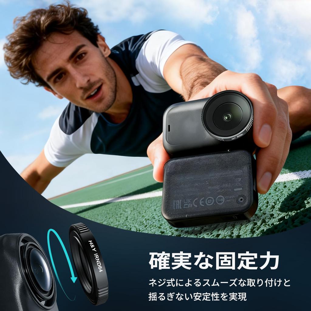 OSMO NANO Polarizer Filter for DJI Osmo Polarizing Filter with and Features H&Y (Single Item) Nano, Anti-Static, Dirt-Resistant, Water-Repellent,