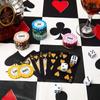 Rectangular Disposable Football Milk Pattern Table Cover Poker Themed Party Decorations