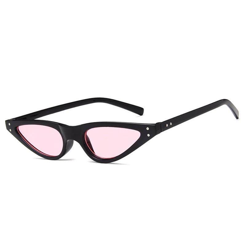 Cat Eye Sunglasses Women's Fashion Retro Small Frame Sun Glasses Vintage Narrow Sunglasses Trending UV400 Eyewear