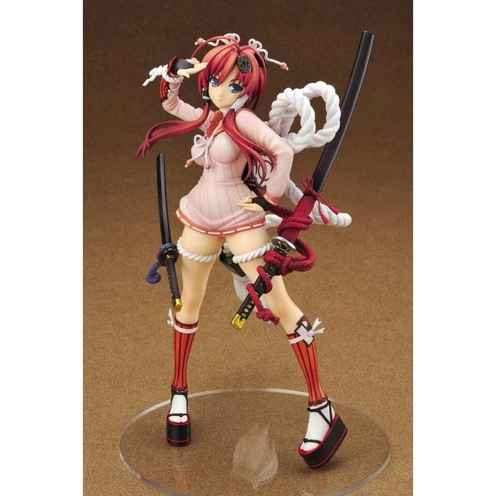 Hyakkaroran Yagyu Jubei (1/8 Scale PVC Painted Complete Figure) Red 8.7 Inches
