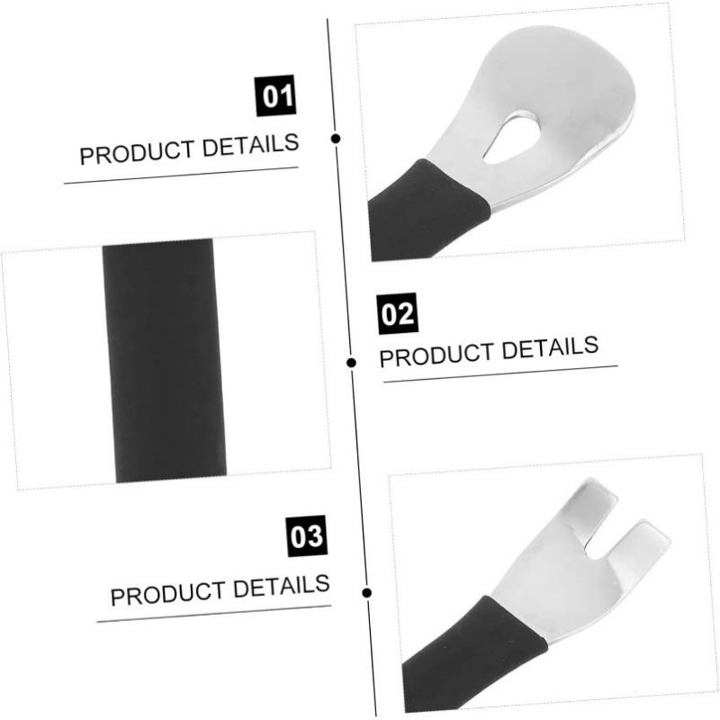 Metal Pry Bar Pry Plate Anti Slip Handle, High Hardness Metal Multifunctional Removable Nail Door Radio Disassembly and Assembly