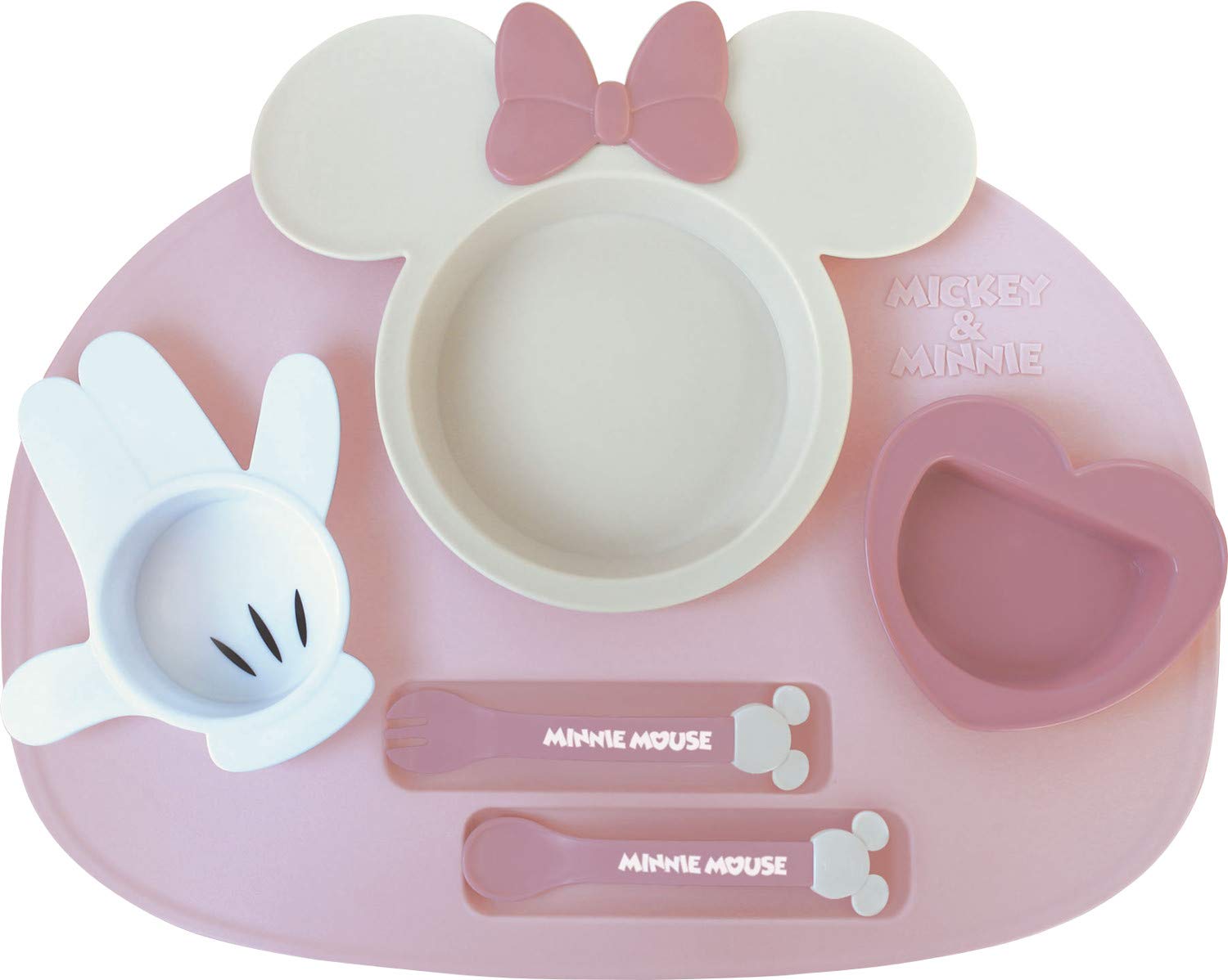 

Nishiki Kasei Minnie Mouse Icon Lunch Plate NR 1 piece (P×BE) (x 1)