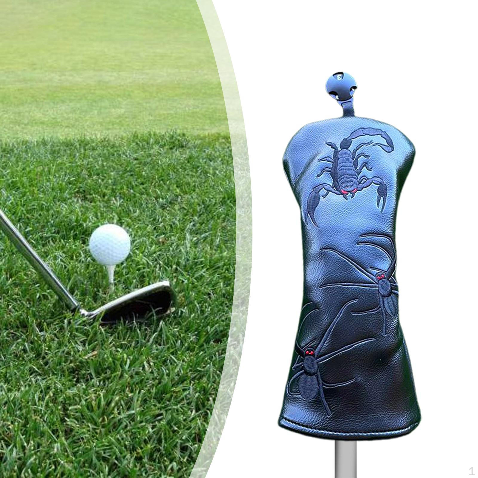 Аксессуары для головки клюшки для гольфа Защитный чехол Чехол для головки Защита шафта BlackWood29x13cm