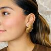 Geometrische Ohrringe für Damen mit Zirkonia