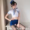 Sexy lingerie Sexy police stewardess uniform nightclub cosplay Sexy tits seduction