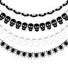 Spider Skeleton Halloween Paper Banners Set Party Scene Decor Event Displays