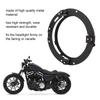 7 Inch Motorcycle Headlight Adapter Round Mounting Ring Bracket Head Lamp Adapter Black