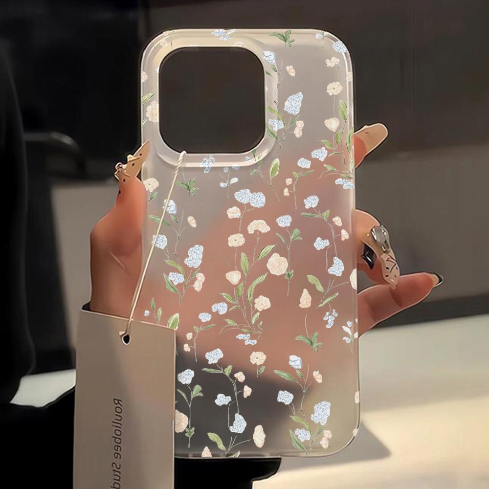 Many Flowers Phone Case For IPhone 15 11 14 Pro Max 12 13 16 17 Plus Cases Soft Matte Protective Covers Transparent Funda Shell