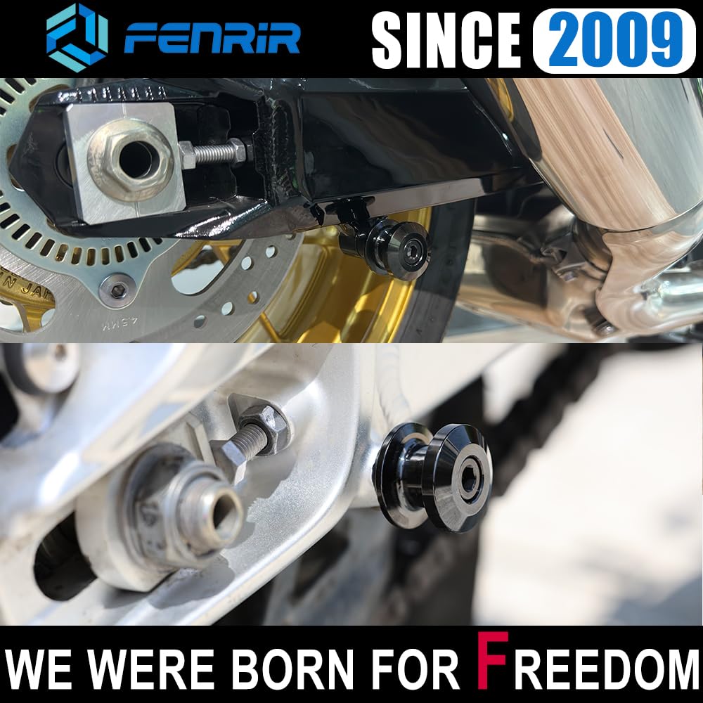 FENRIR Motorcycle Swing Arm Spool Stand Hook Fit M6 MT10