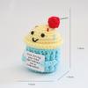 New Handmade Positive Energy Crochet Cake Doll - Emotional Support Desktop Decoration Christmas Birthday Gift for Friends