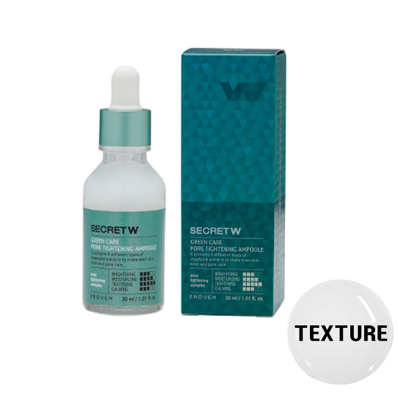 ENOUGH 5 types de secrets avec série d'ampoules pour éclaircir/carming/peptide/hyaluronique/soin des pores 30 ml (20 Options)