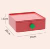1Pcs Dopamine Desktop Drawer Storage Box Stacked Dust-proof Desk Storage Rack for Stationery Cosmetics Sundry Items Organizer