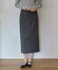Our Hope Soft Stretch H-Line Skirt - Charcoal