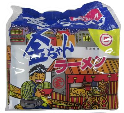 Tokushima Flour Mill, Kinchan Ramen 5-pack, 515g X 3 Bags