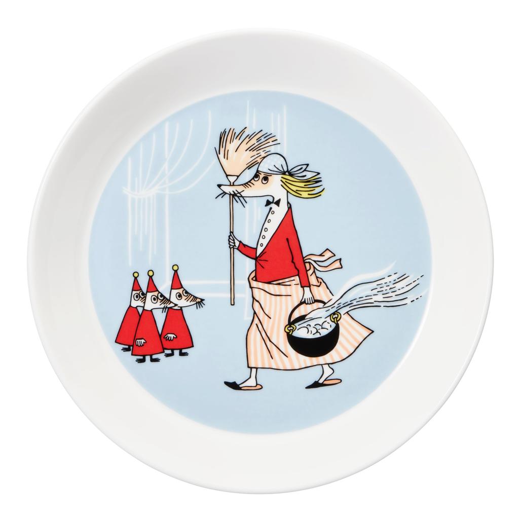Arabia Moomin Fillyjonk and Dishwasher Safe Number [Officially Imported] Plate, 19cm, Microwave, Oven, (Product 1057218)