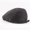 Monochrome Flannel Cap Men'S British Autumn Stitching Stitching Beret Women'S Forward Hat Painter Hat