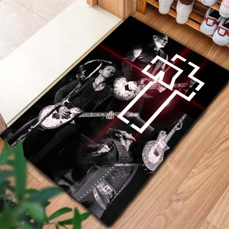Rammstein Carpet Rug for Living Room Bedroom Home Sofa Decoration,Kids play Nonslip Floor Mat