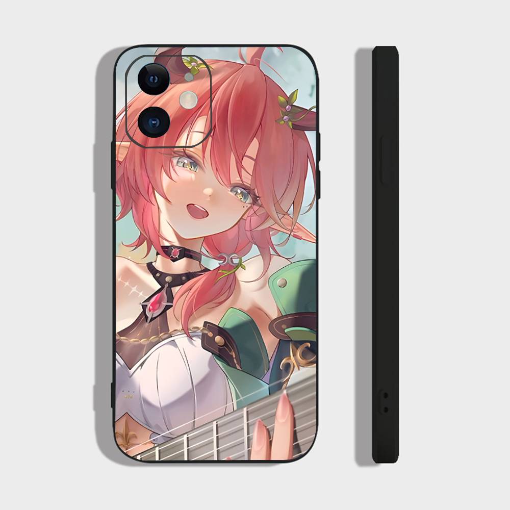 

Ciaccona Anime Game W-Wuthering Waves Phone Case For IPhone 17 Air 16 15 14 13 Pro Max 11 12 Black Silicone Cover IPHONE 15PROMAX