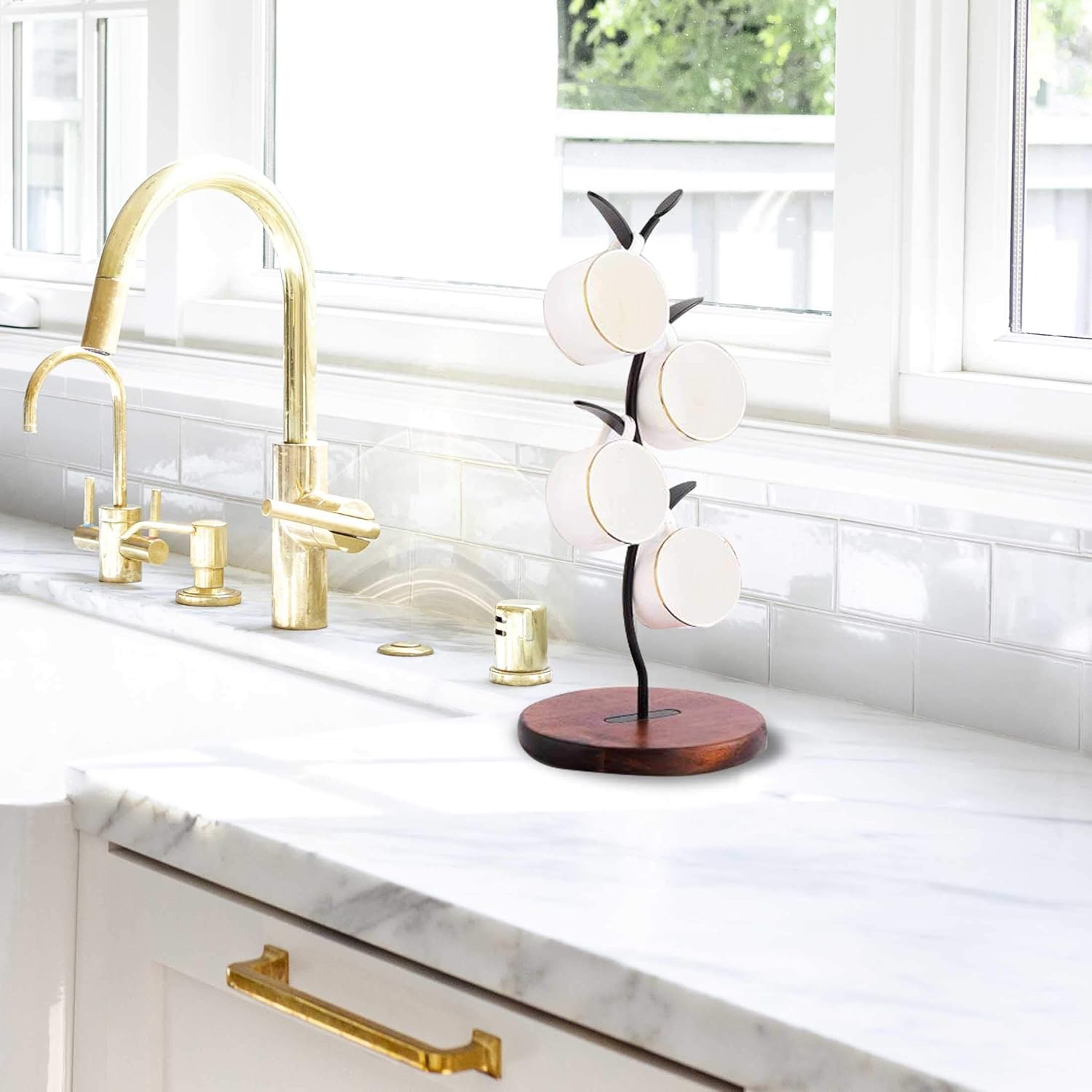 Подставки для кофейных кружек, подставки для кружек на прилавок, стеллаж для хранения чайных чашек на столешницу, аксессуары для кафе, декор для комнаты отдыха и подставка для хранения на кухне.