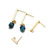 20Pcs/Lot Stainless Steel Earring Hooks Bar Tube Stud Earrings Ear Wires Connector for DIY Earrings Jewelry Making Findings